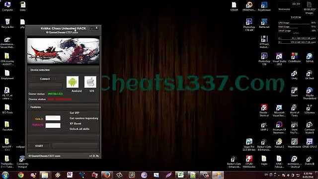 Kritika Hack Tool [Android,iOS] UPDATED 100% Working Gold and Karats No Download1