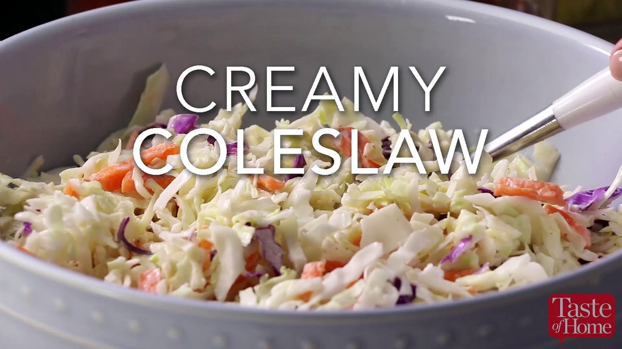 Creamy Coleslaw video Dailymotion
