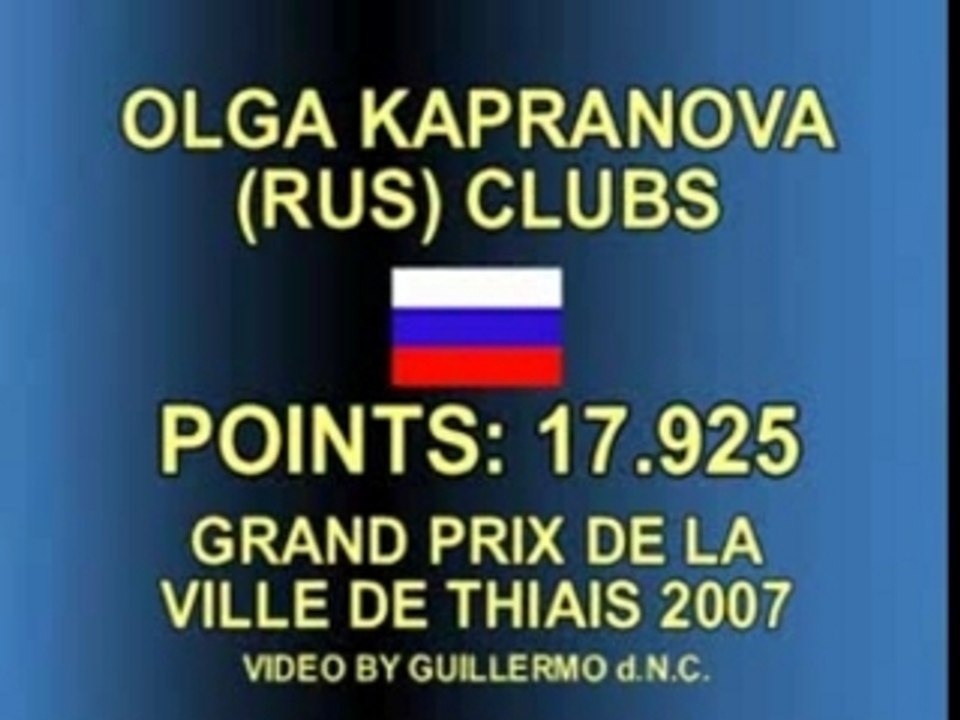 Olga Kapranova Massues 2007