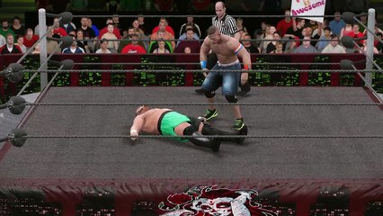 WWE 2K17 samoa joe v john cena