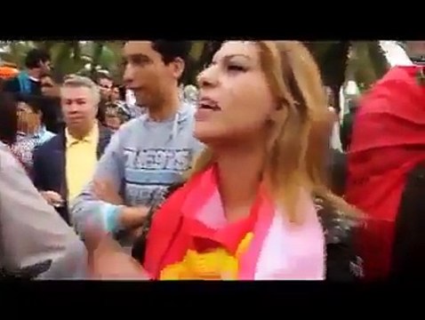 مستوى منحط للنائبة أنس حطاب … فيديو في الشارع التونسي تتهجّم على المواطنين وتصفهم بالخماج والكلاب