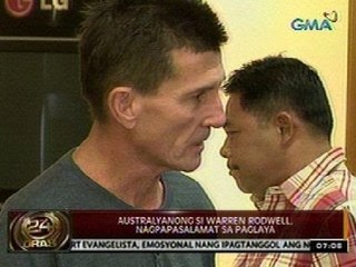 24 Oras: Australyanong si Warren Rodwell, nagpapasalamat sa paglaya