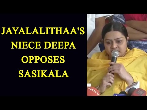 Jayalalithaa's niece says, democratically elected leader would be best for Tamil Nadu