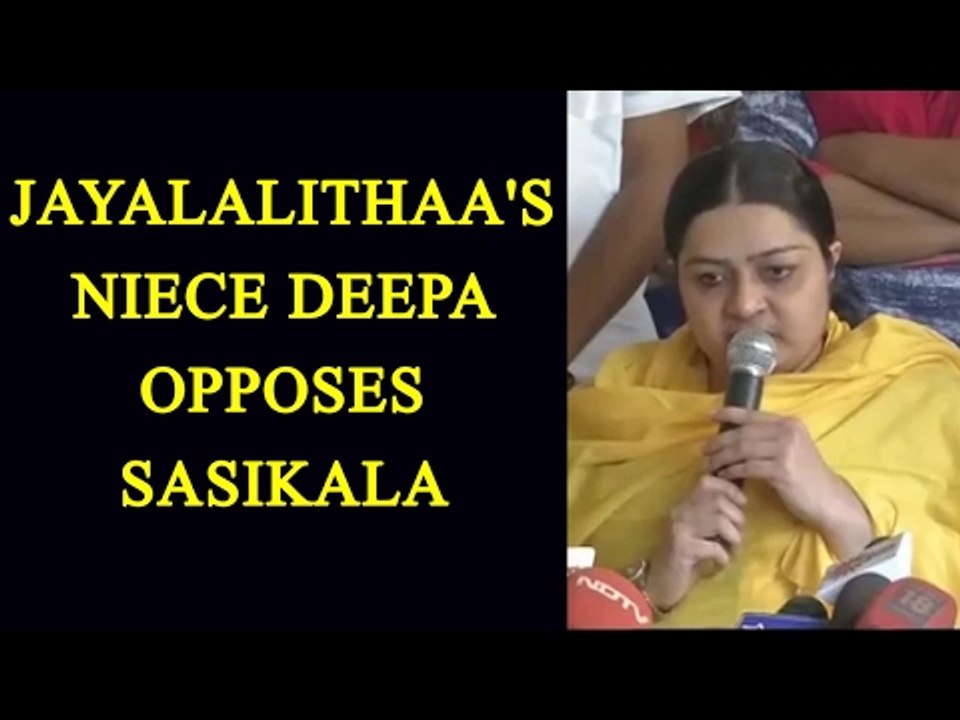 Jayalalithaa's niece says, democratically elected leader would be best for Tamil Nadu