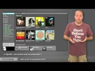 L'actu du numérique 10.09.12 : iPhone 5 / Spotify / HP : Spectre One