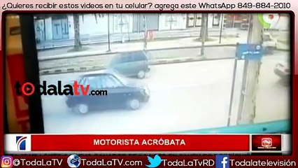 Impresionante y acrobático accidente-Noticias y Más-Video