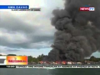 BT: 54 bahay sa Samal Island, nasunog