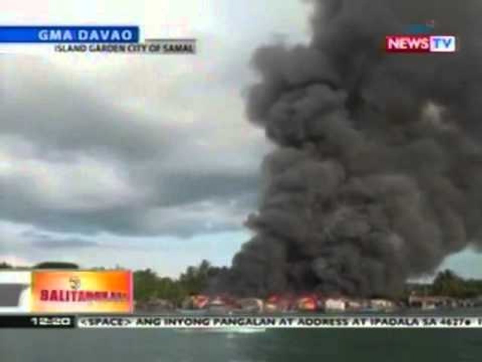 BT: 54 bahay sa Samal Island, nasunog