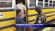 Incrementa detencion de extranjeros por transito ilegal
