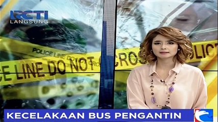 Akibat Rem Blong, Bus Pengantin Hantam Sebuah Minibus