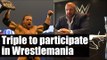 WWE Wrestlemania Triple H to compete despite Seth Rollins injury | Oneindia News