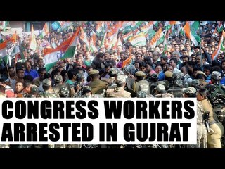 Suresh Prabhu shown black flags, Congress workers arrested :Watch video|Oneindia News