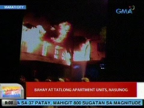 UB: Bahay at 3 apartment units sa Makati, nasunog