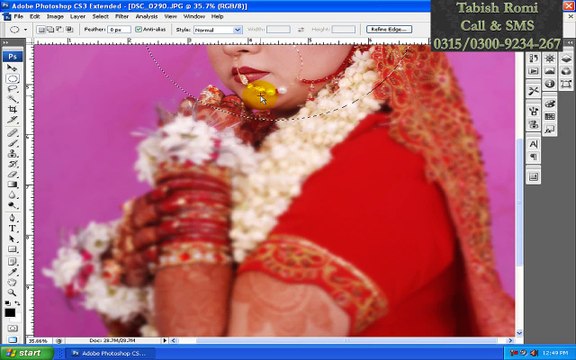 Bridal Simple Effect photoshop learning Tutorials in urdu/hindi on HUNTING WORLD dailymotion