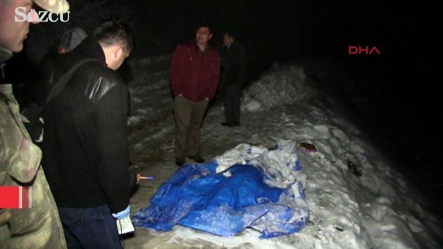 Köy minibüsü uçuruma yuvarlandı: 1 ölü, 14 yaralı