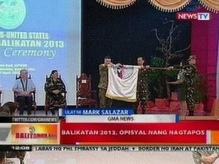 BT: Balikatan 2013, opisyal nang nagtapos