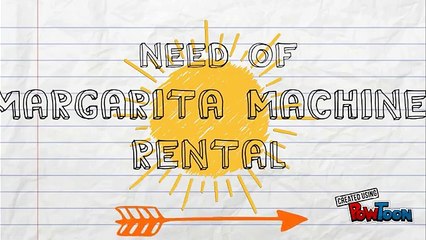 margarita machine rental
