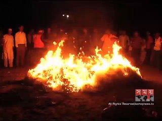 চাঁদপুরে কারেন্ট জাল ও মাছ ধরার ১০টি নৌকা জব্দ