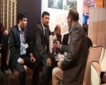 Mohsin Sheikhani Chairman ABAD talked with Shakeel Farooqi at ABAD Expo Islamabad