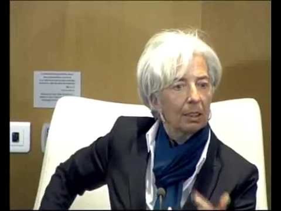 CHRISTINE LAGARDE DIRECTRICE GÉNÉRALE DU FMI à Dakar