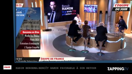 Karim Benzema : Benoît Hamon favorable à son retour en équipe de France, sous conditions