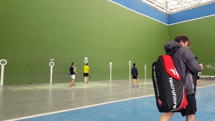 Frontenis honor Pinto vs Alcalá 3ª partida video 1