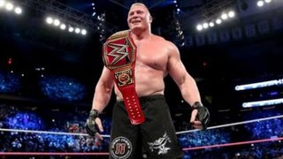 WWE Goldberg vs Brock Lesnar Universal