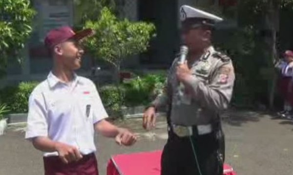 Polres Cianjur Sosialis Anti Hoax di Sekolah Dasar