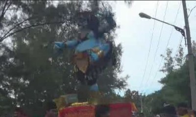 Surabaya Sambut Nyepi dengan Arak Ogoh-Ogoh