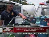QRT: Iligal na LPG refilling station sa Caloocan, ni-raid ng NBI