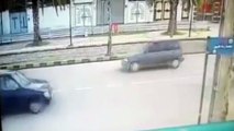 Un accidente de no creer: ¡Este motorista es Spiderman!