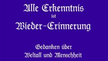 Mario René Eder - Alle Erkenntnis ist Wieder = Erinnerung