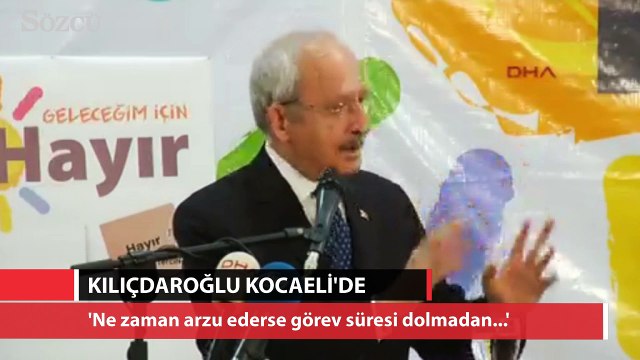 Kılıçdaroğlu Gebze’de anayasa taslağını anlattı