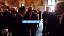 François Hollande et Jean-Claude Juncker blaguent sur l'affaire des costumes