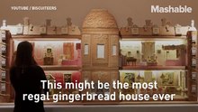 This is probably the most over the top gingerbread house ever