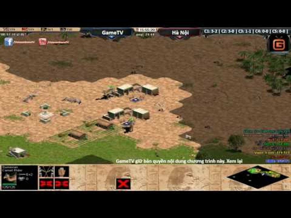 AOE Highlights   Chiến thuật đẩy quây rất mẫu mực tới từ clan GameTV(9/1/2017)