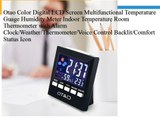 Otao Color Digital LCD Screen Multifunctional Temperature Guage Humidity Meter