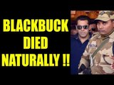 Salman Khan claims, Blackbuck died of natural causes | Oneindia News