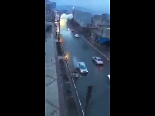 Lightning Hit A Car Viral Video