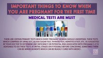 Important Things To Know When You Are Pregnant For The First Time