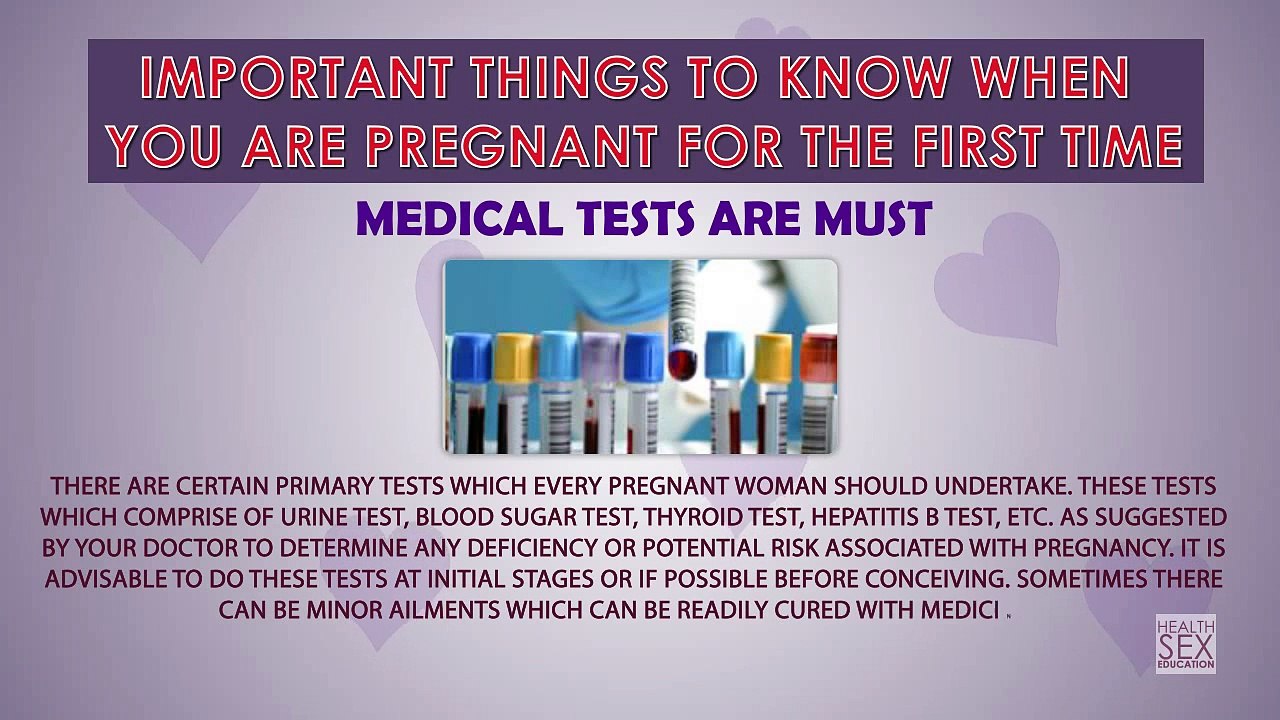 Important Things To Know When You Are Pregnant For The First Time