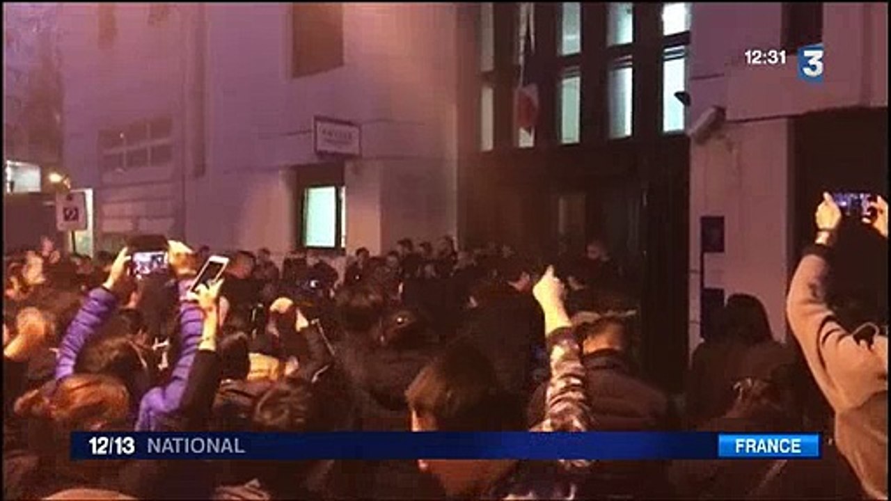 Chinois: Des violents incidents se sont déroulés en plein Paris devant le commissariat du 19e