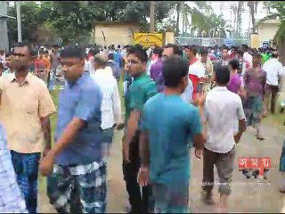 লালমনিরহাটে ট্রান্সফরমার বিস্ফোরণের ঘটনায় বন্ধ বিদ্যুৎ সরবরাহ