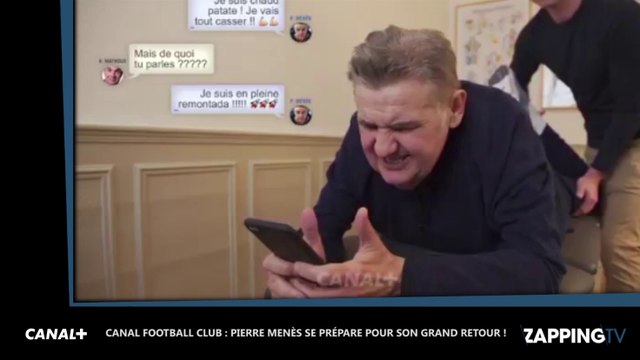 Pierre Ménès veut tout casser pour son retour dans le Canal Football Club (Vidéo)