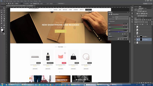 Thiết kế website bằng Photoshop - Phần 3: Công cụ tạo vùng chọn, Khôi phục thao tác, và Bảng lịch sử