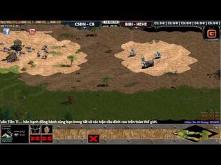 Aoe CSDN Chim Sẻ Đi Nắng, Chipboy vs BiBi, HeHe trận 3(18/1/2017)