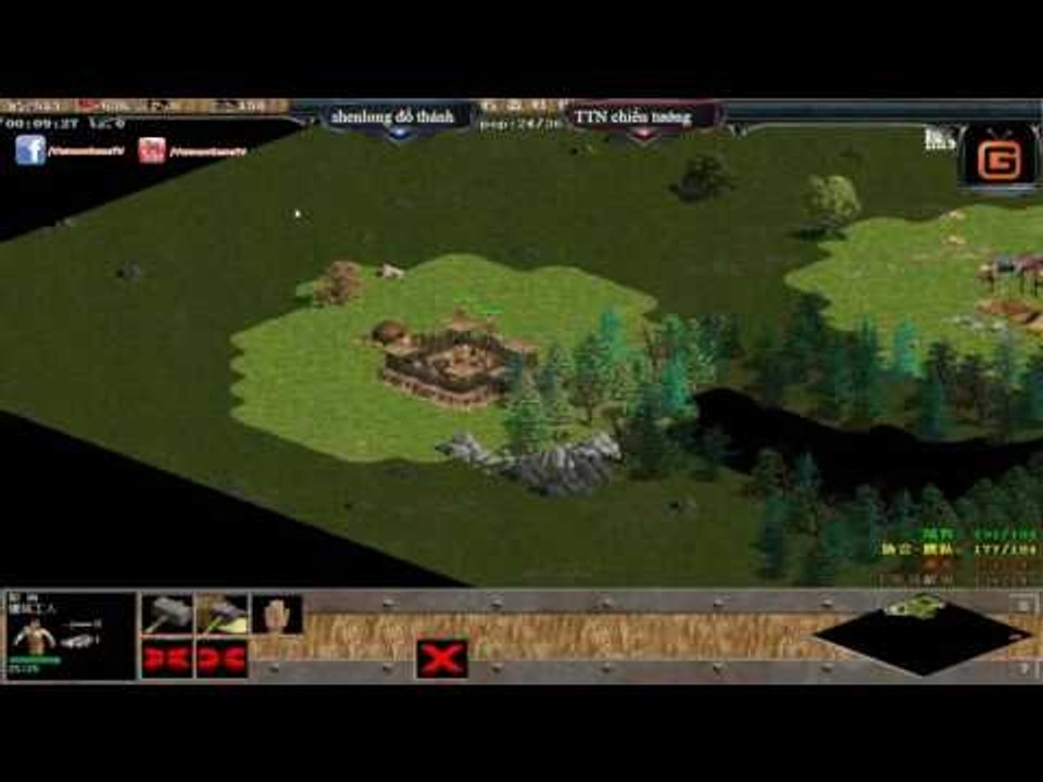 AOE CSDN Trận đánh Shang 2vs2 quá lầy lội của người Trung Quốc