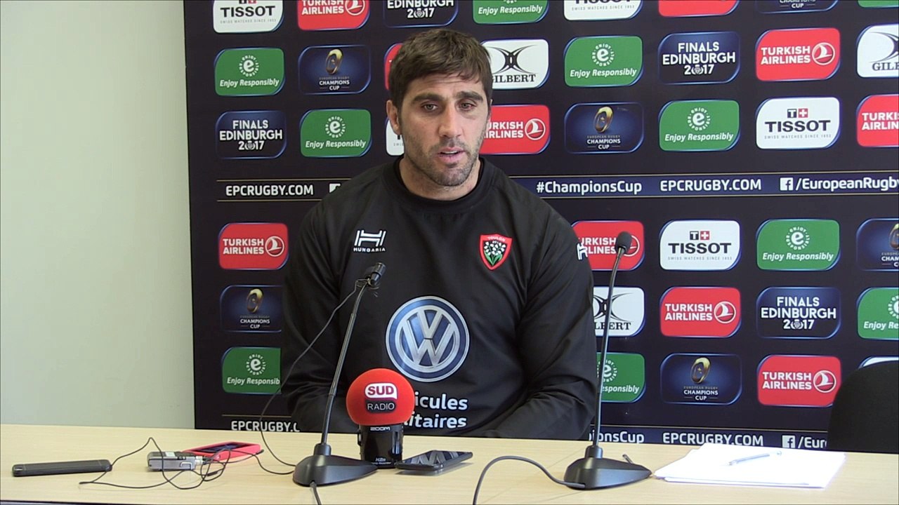 Avant-match Clermont/Toulon : Juan Martin Fernandez Lobbe
