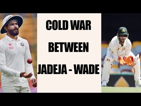 Ravindra Jadeja, Matthew Wade exchange heated words on ground | Oneindia News