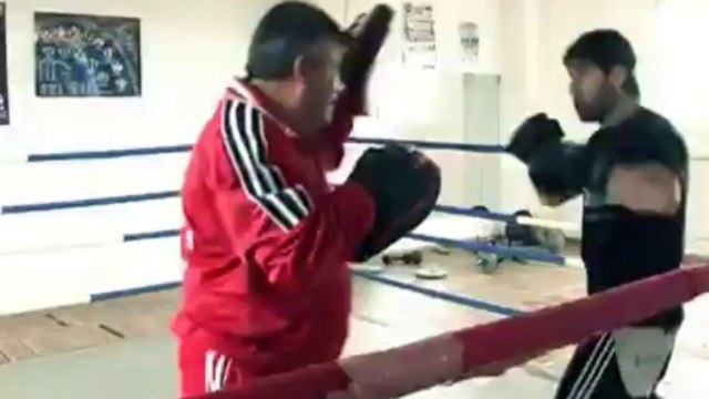 тренировка Давида Хачатряна (Армения) MMA